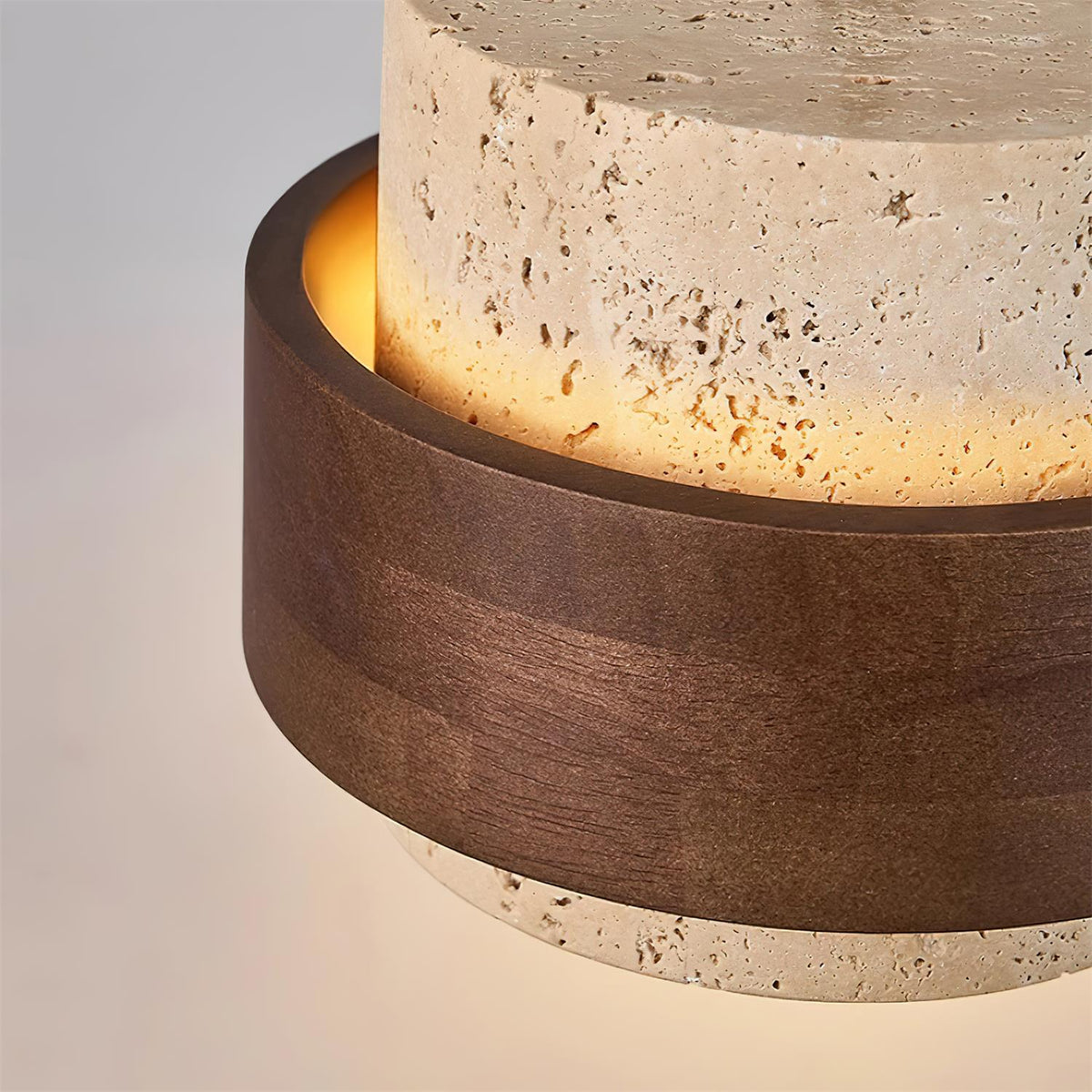 Lampa wisząca Perra z trawertynu 24