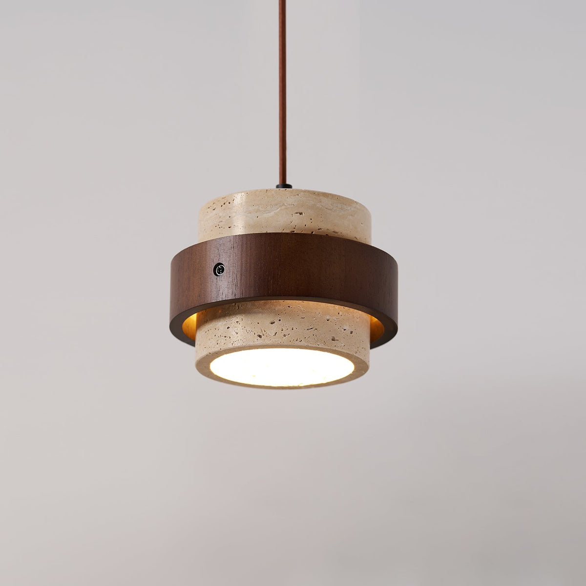Lampa wisząca Perra z trawertynu 29