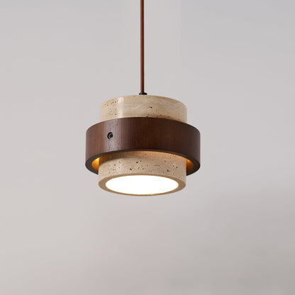 Lampa wisząca Perra z trawertynu 29