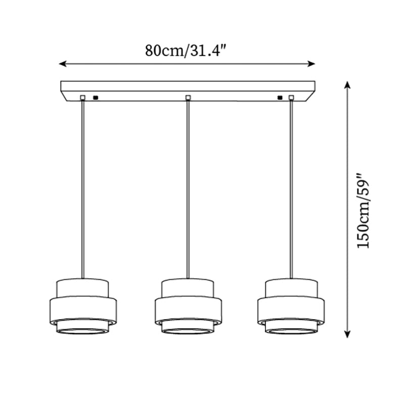 Lampa wisząca Perra z trawertynu 8