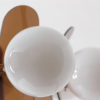 Lampa wisząca Ulano brązowa i pomarańczowa 19