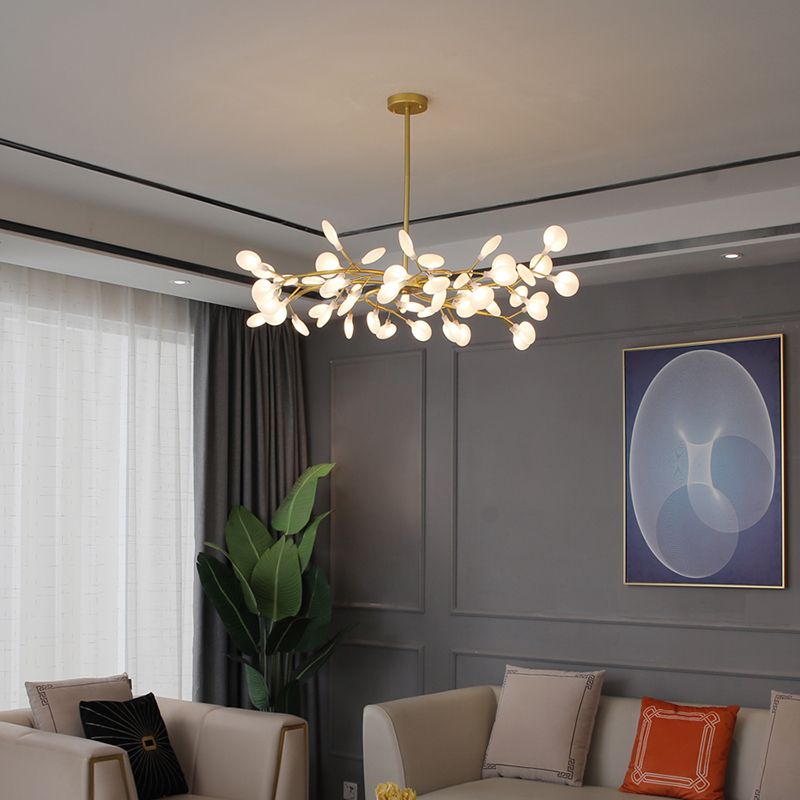 Lampa wisząca Welin w stylu nordyckim, czarna/złota, do sypialni i salonu 3