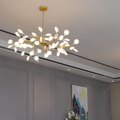 Lampa wisząca Welin w stylu nordyckim, czarna/złota, do sypialni i salonu 5