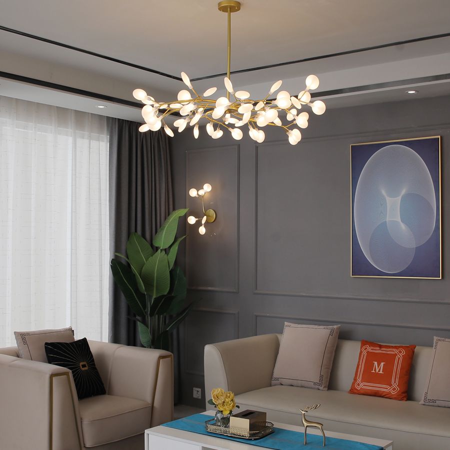 Lampa wisząca Welin w stylu nordyckim, czarna/złota, do sypialni i salonu 8