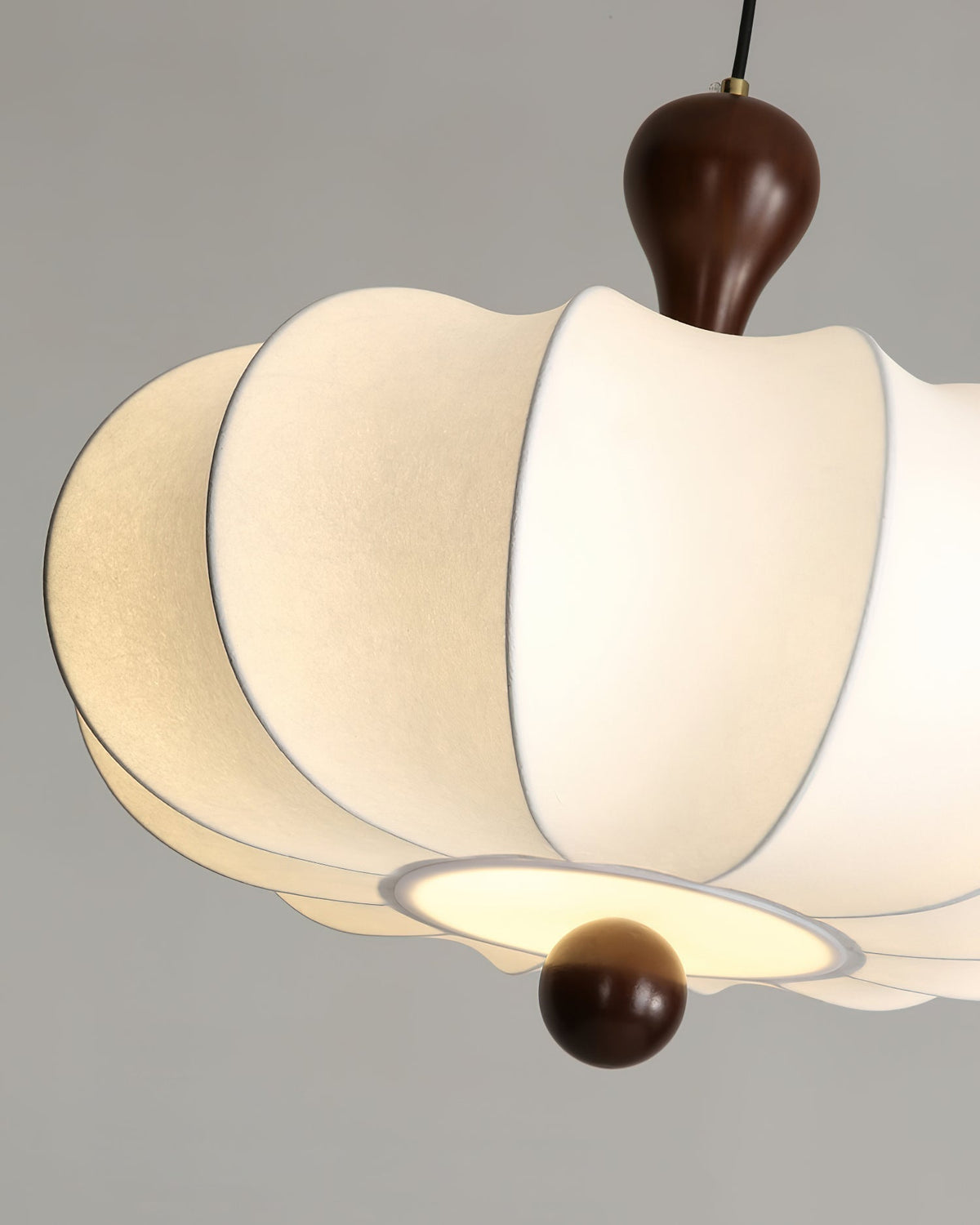Lampa wisząca rzeźbiona Jovian biała 3