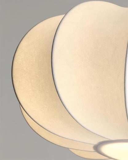 Lampa wisząca rzeźbiona Jovian biała 4