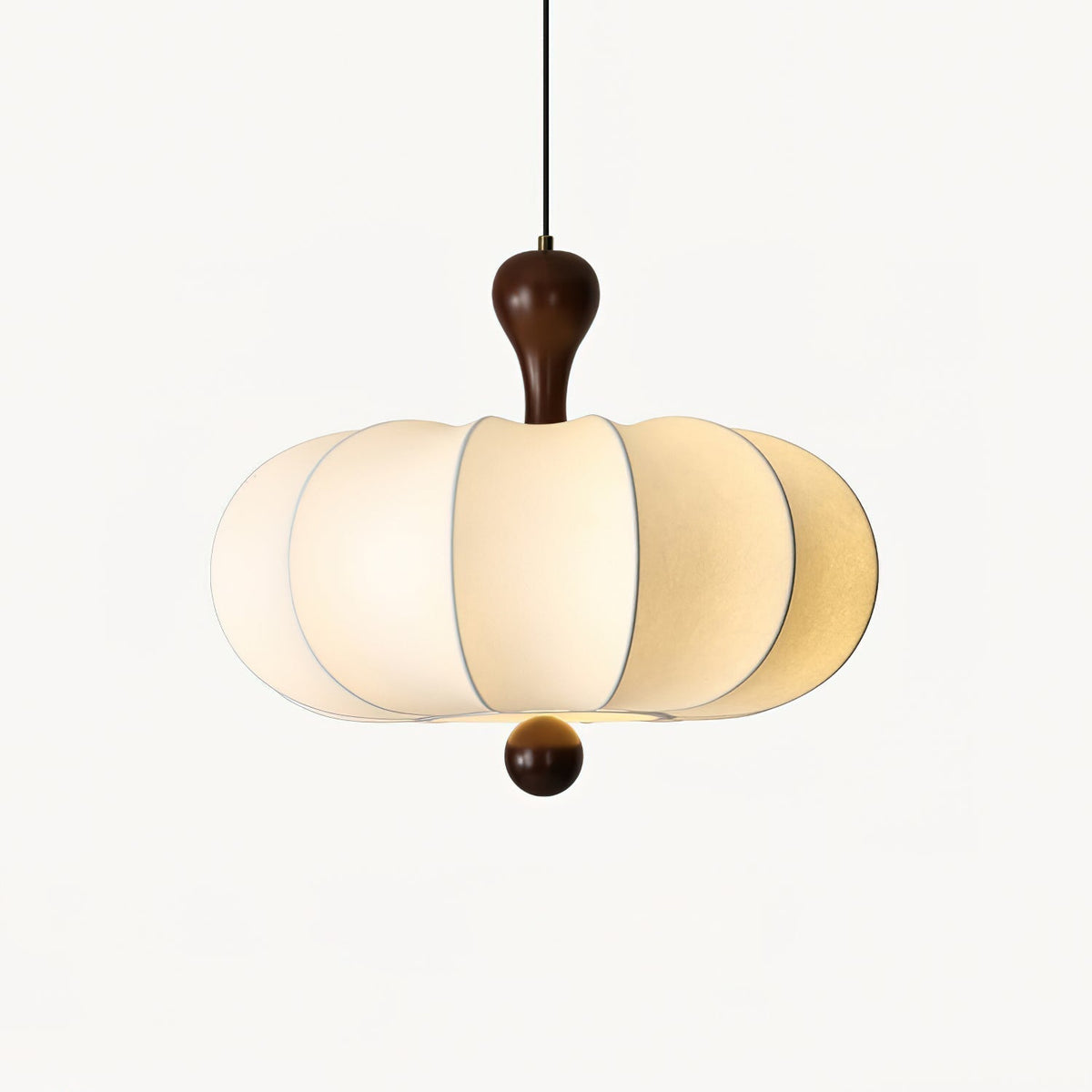 Lampa wisząca rzeźbiona Jovian biała 6