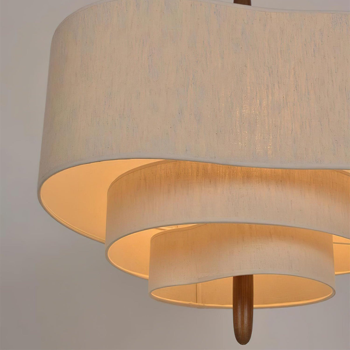 Lampa wisząca z tkaniny Ophel Green 5