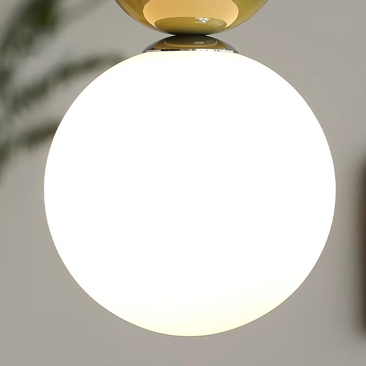 Minimalistyczna lampa wisząca Lunetta ze szkła 14