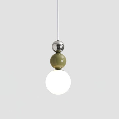 Minimalistyczna lampa wisząca Lunetta ze szkła 16