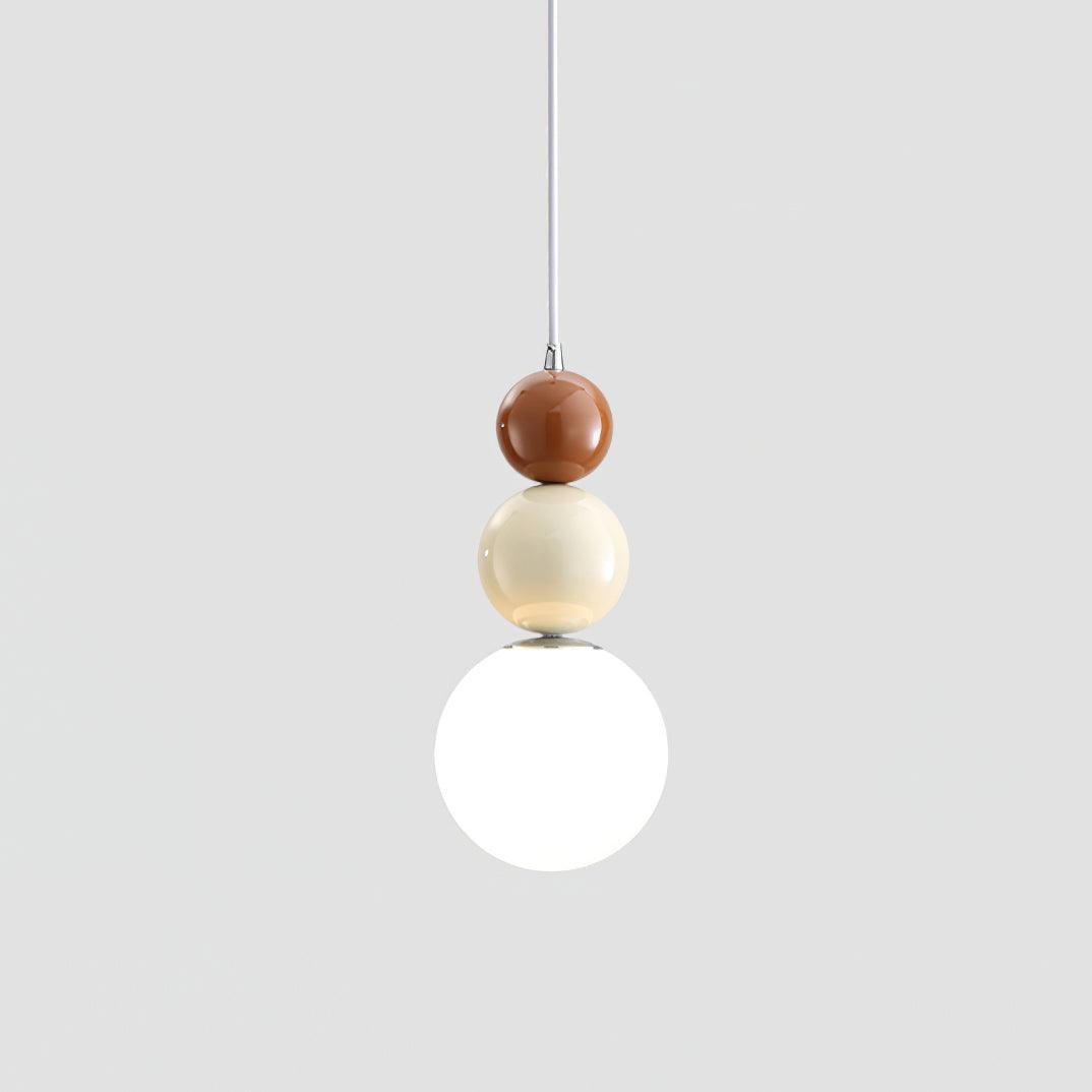 Minimalistyczna lampa wisząca Lunetta ze szkła 17