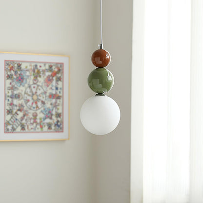 Minimalistyczna lampa wisząca Lunetta ze szkła 21