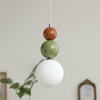 Minimalistyczna lampa wisząca Lunetta ze szkła 24