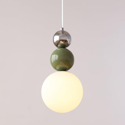 Minimalistyczna lampa wisząca Lunetta ze szkła 5