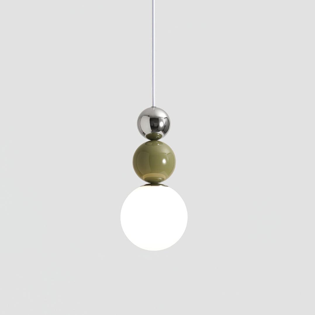 Minimalistyczna lampa wisząca Lunetta ze szkła 9