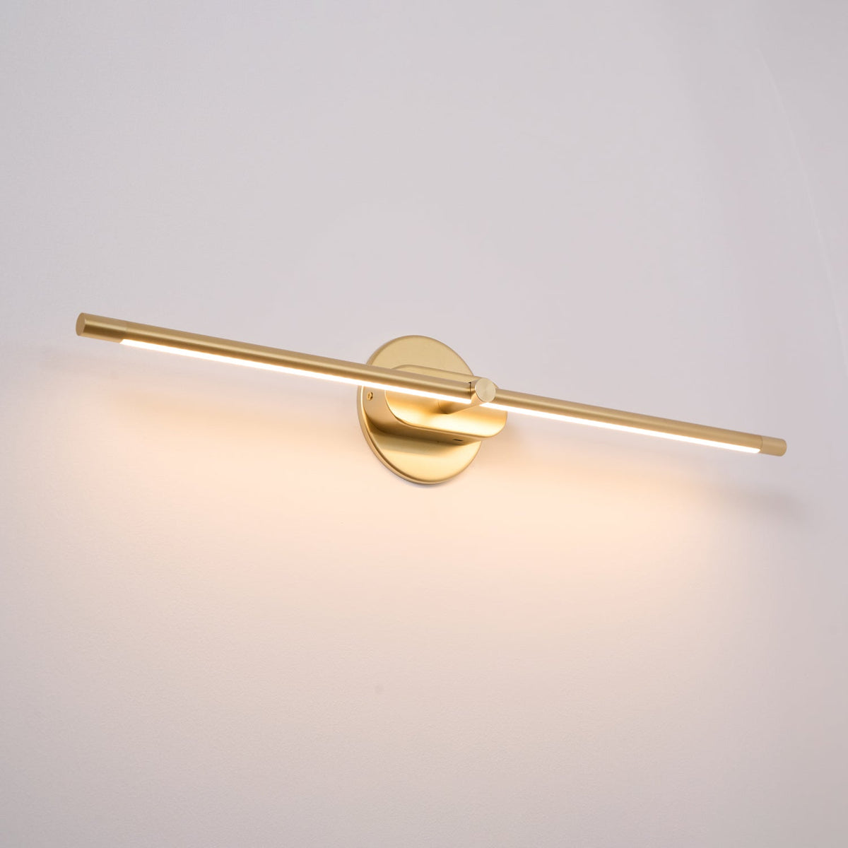 Minimalistyczna liniowa lampa ścienna Flano z akumulatorem 10