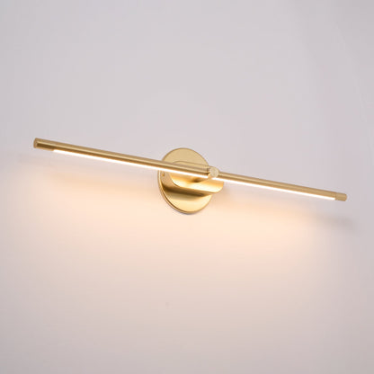 Minimalistyczna liniowa lampa ścienna Flano z akumulatorem 10