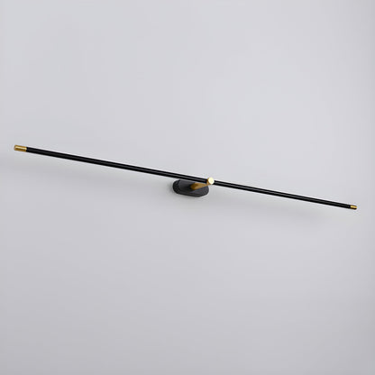 Minimalistyczna liniowa lampa ścienna Flano z akumulatorem 19