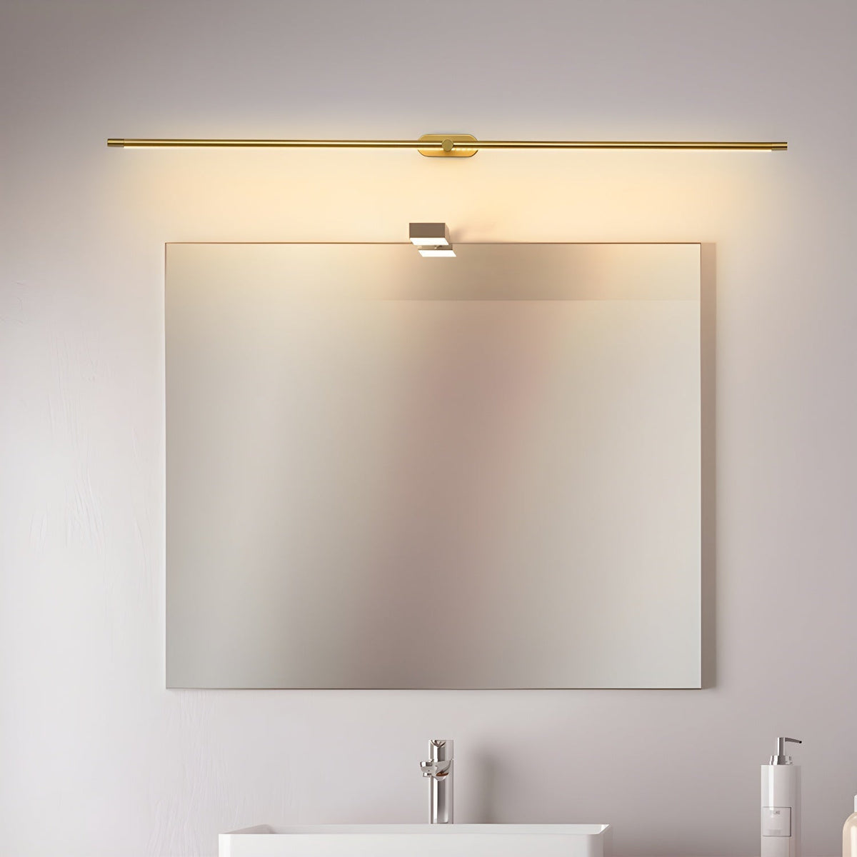 Minimalistyczna liniowa lampa ścienna Flano z akumulatorem 20