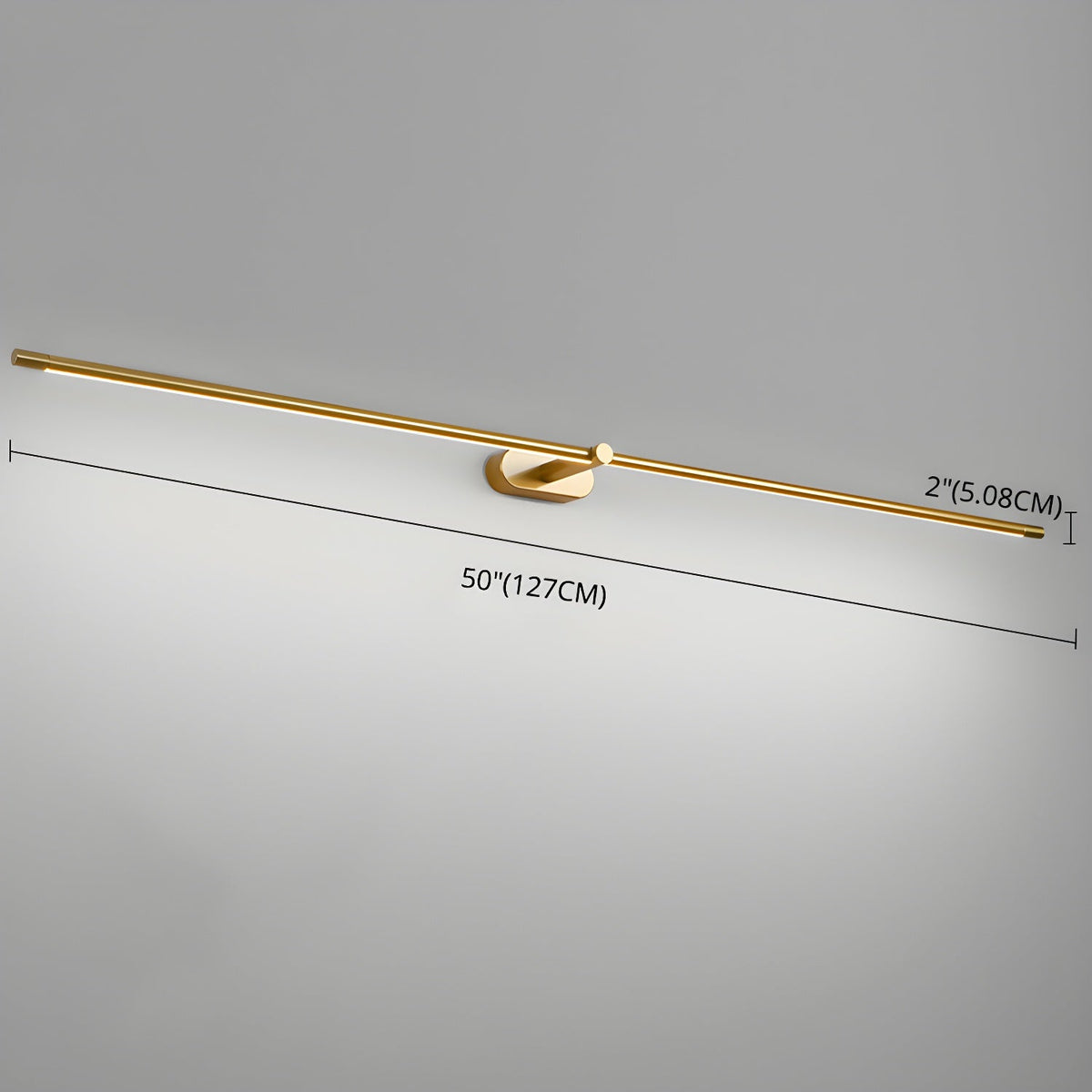 Minimalistyczna liniowa lampa ścienna Flano z akumulatorem 21