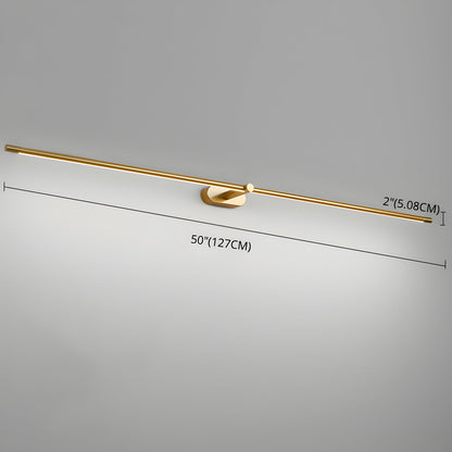Minimalistyczna liniowa lampa ścienna Flano z akumulatorem 21