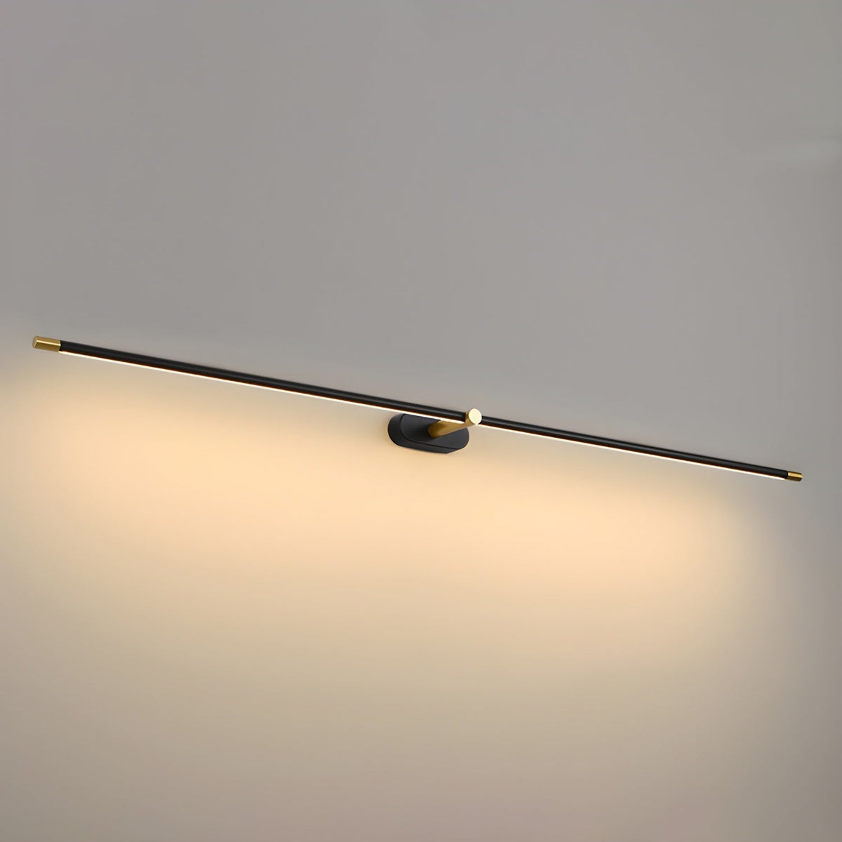 Minimalistyczna liniowa lampa ścienna Flano z akumulatorem 26