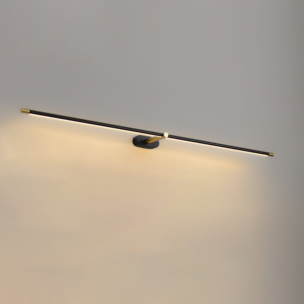 Minimalistyczna liniowa lampa ścienna Flano z akumulatorem 27