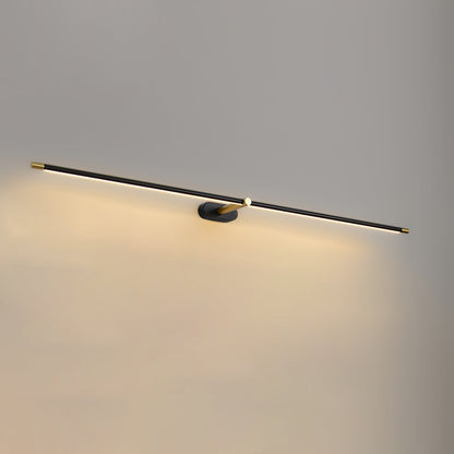 Minimalistyczna liniowa lampa ścienna Flano z akumulatorem 27