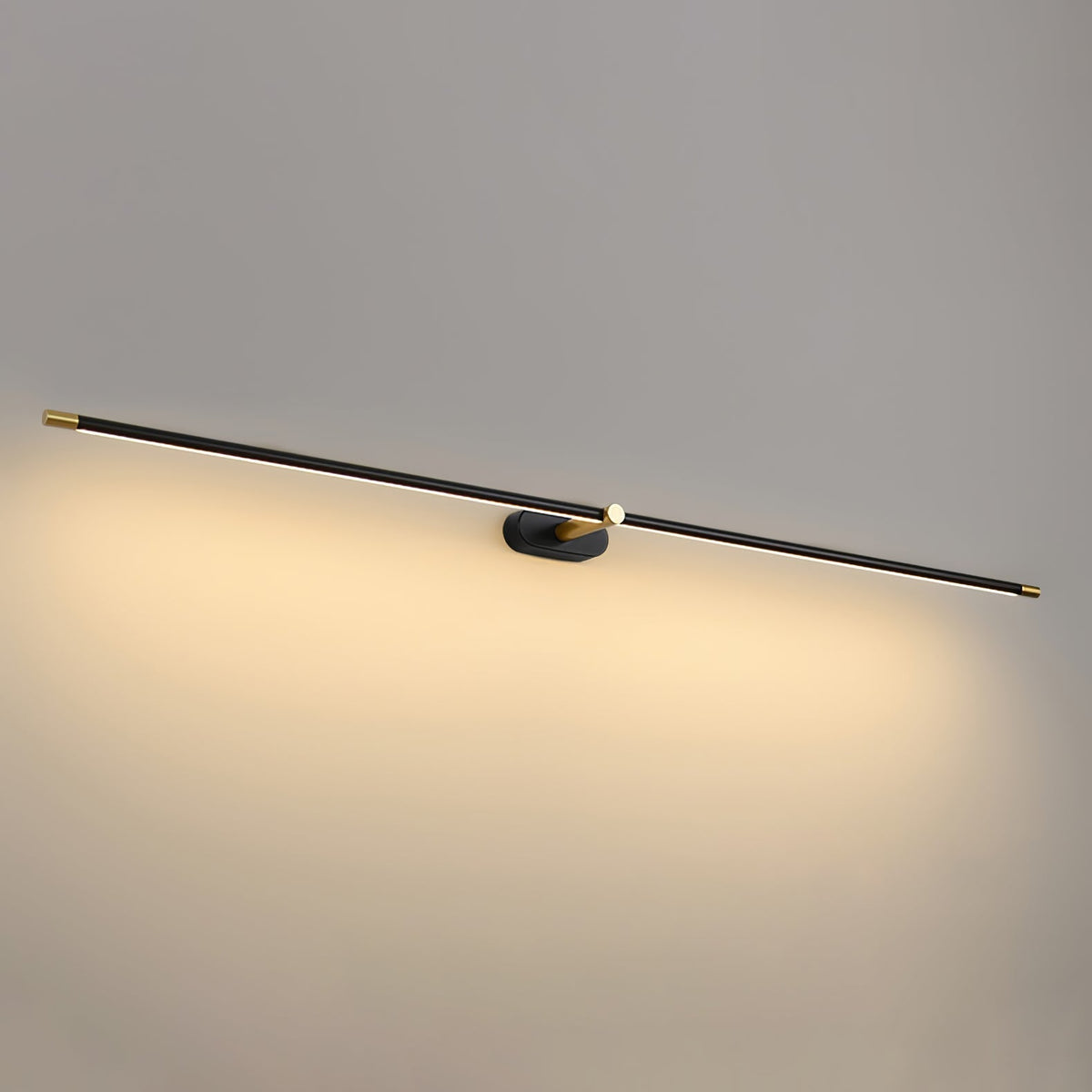 Minimalistyczna liniowa lampa ścienna Flano z akumulatorem 33