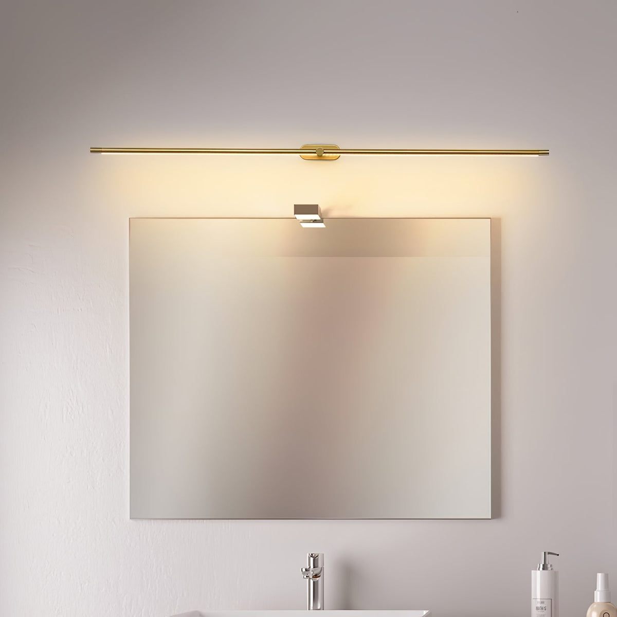 Minimalistyczna liniowa lampa ścienna Flano z akumulatorem 34
