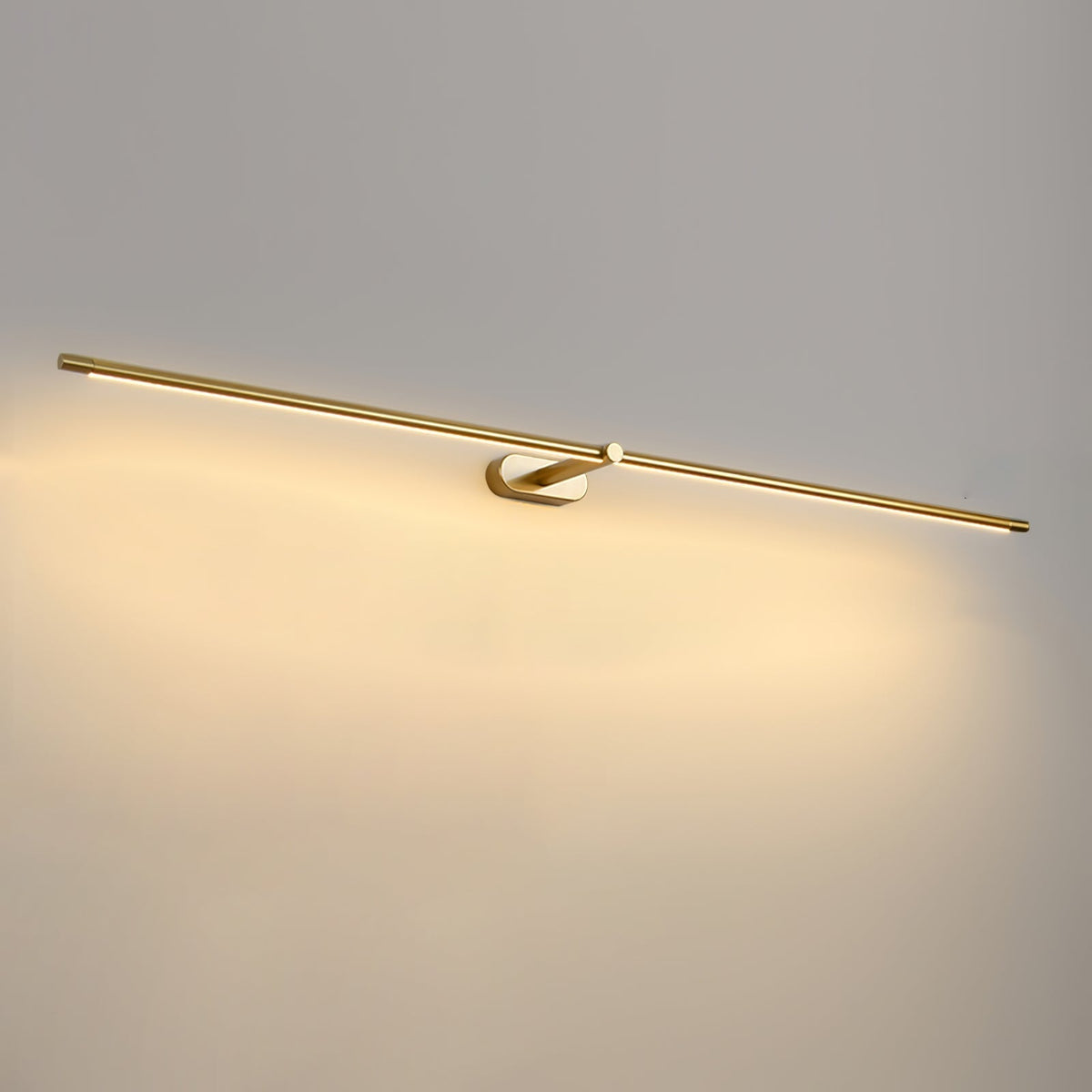 Minimalistyczna liniowa lampa ścienna Flano z akumulatorem 37