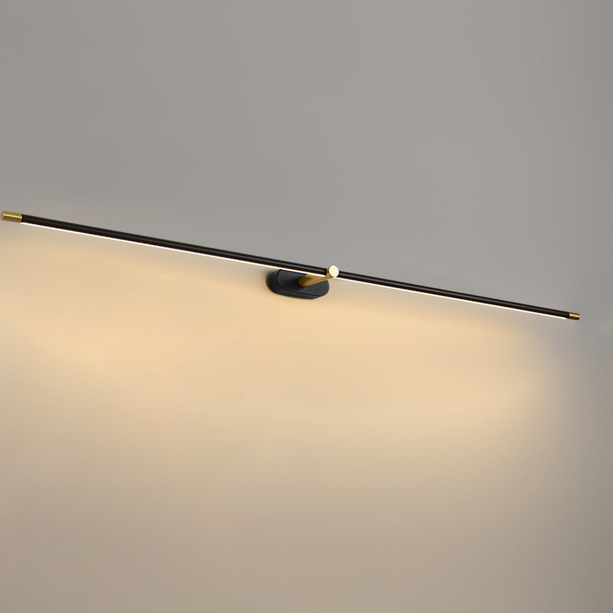 Minimalistyczna liniowa lampa ścienna Flano z akumulatorem 38