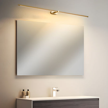 Minimalistyczna liniowa lampa ścienna Flano z akumulatorem 4
