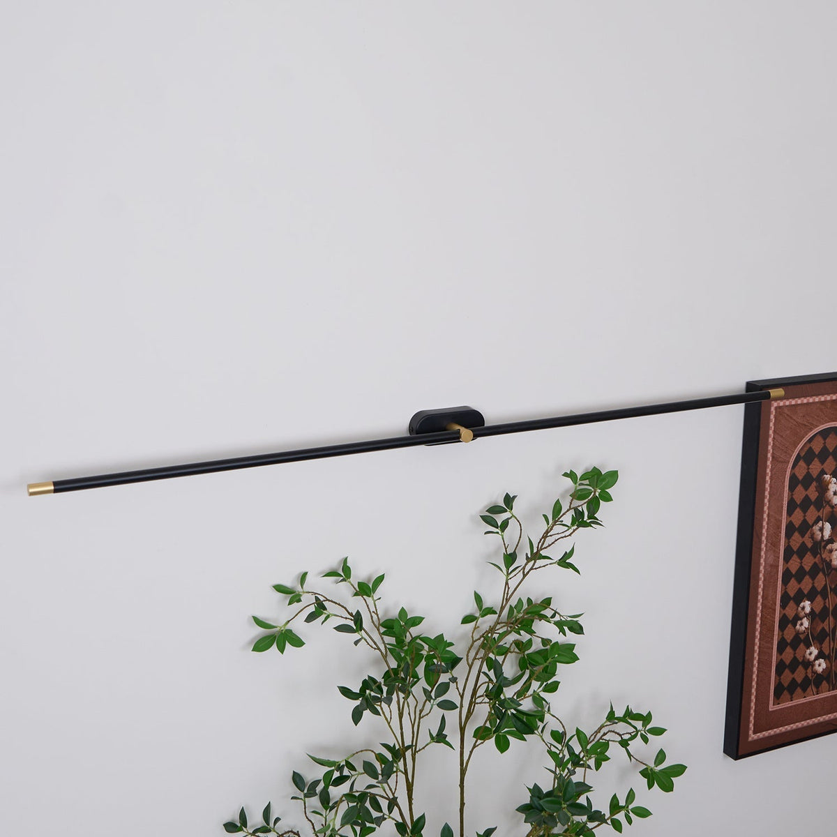 Minimalistyczna liniowa lampa ścienna Flano z akumulatorem 43