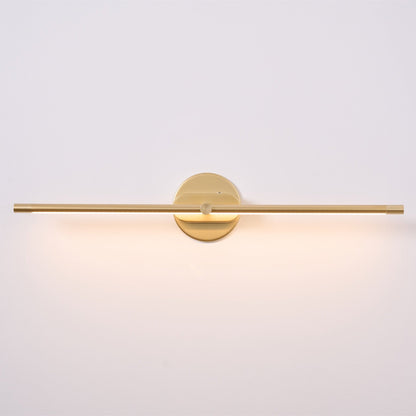 Minimalistyczna liniowa lampa ścienna Flano z akumulatorem 52