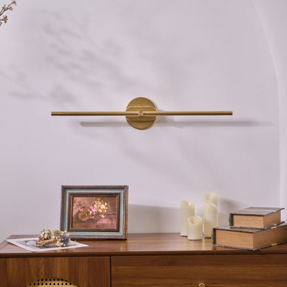 Minimalistyczna liniowa lampa ścienna Flano z akumulatorem 6
