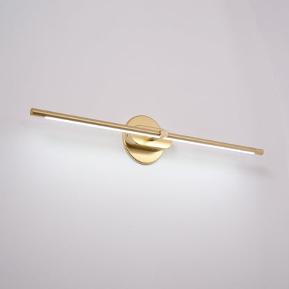 Minimalistyczna liniowa lampa ścienna Flano z akumulatorem 9