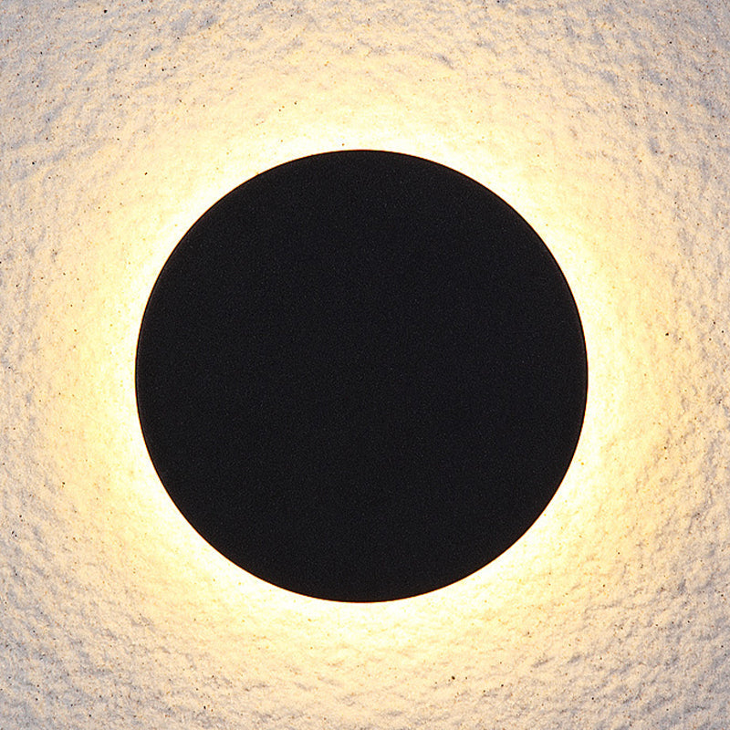Minimalistyczna zewnętrzna lampa ścienna LED Klyne, okrągła/kwadratowa, czarna/biała 11