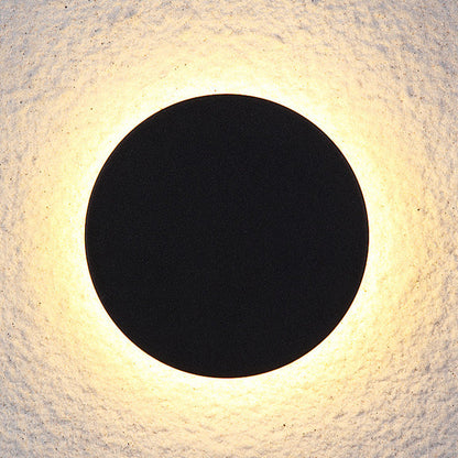 Minimalistyczna zewnętrzna lampa ścienna LED Klyne, okrągła/kwadratowa, czarna/biała 11