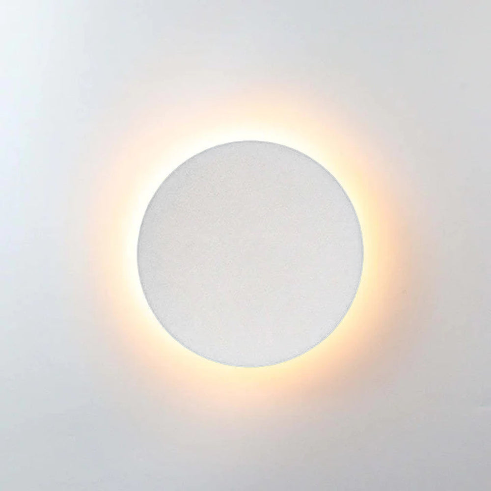 Minimalistyczna zewnętrzna lampa ścienna LED Klyne, okrągła/kwadratowa, czarna/biała 19