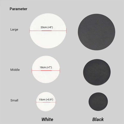 Minimalistyczna zewnętrzna lampa ścienna LED Klyne, okrągła/kwadratowa, czarna/biała 21