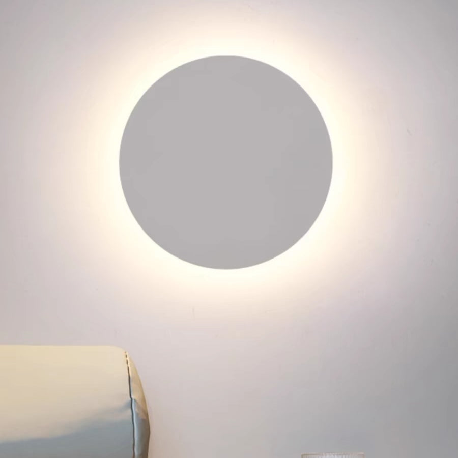 Minimalistyczna zewnętrzna lampa ścienna LED Klyne, okrągła/kwadratowa, czarna/biała 22