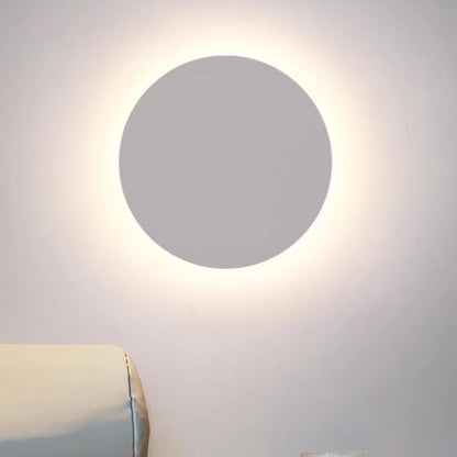 Minimalistyczna zewnętrzna lampa ścienna LED Klyne, okrągła/kwadratowa, czarna/biała 22