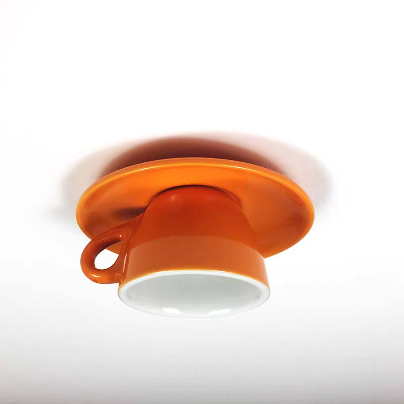 Nowoczesna ceramiczna lampa sufitowa Aria w kształcie filiżanek do kawy 12