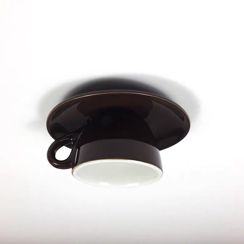 Nowoczesna ceramiczna lampa sufitowa Aria w kształcie filiżanek do kawy 13