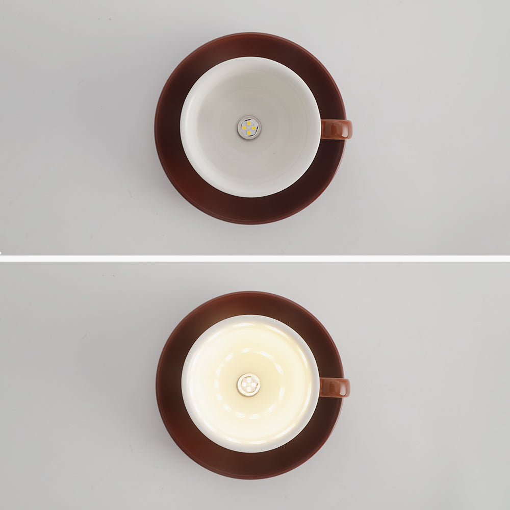 Nowoczesna ceramiczna lampa sufitowa Aria w kształcie filiżanek do kawy 15