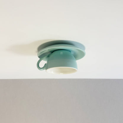 Nowoczesna ceramiczna lampa sufitowa Aria w kształcie filiżanek do kawy 17