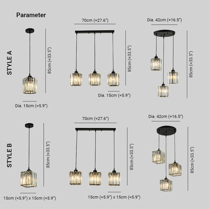 Nowoczesna lampa wisząca Vina z kloszem szklanym, czarna/złota 3