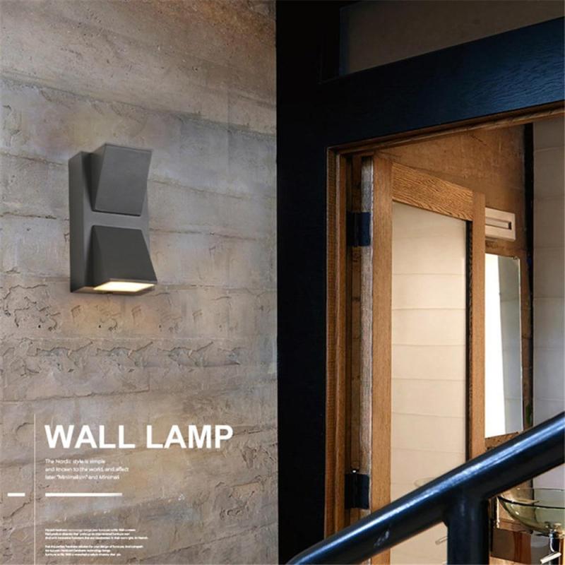 Nowoczesna metalowa lampa ścienna LED Vexto 7