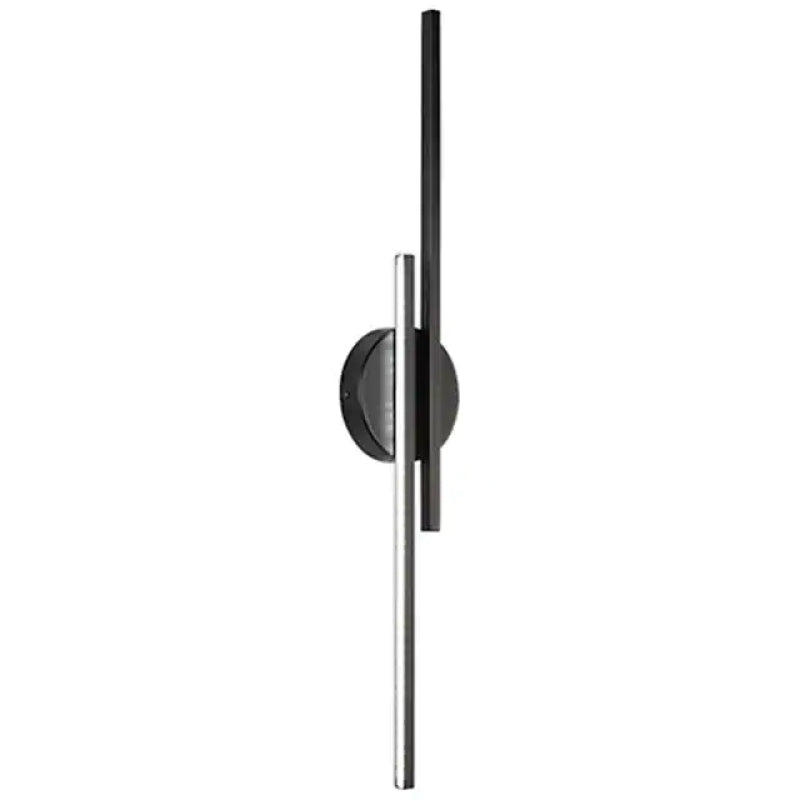 Nowoczesna nordycka lampa ścienna LED Elgo, metalowa, czarna/biała 10